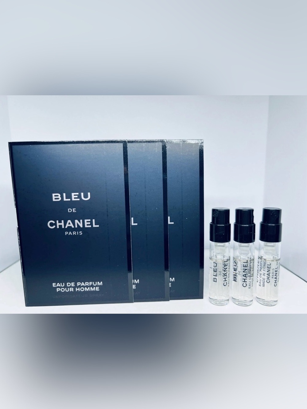 Chanel Bleu De Chanel Eau de Parfum Sample Spray Set